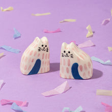 Load image into Gallery viewer, Pinky, the Tiny Cat - Handmade Ceramic Piece