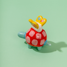 Load image into Gallery viewer, Tuli & Sari, the Turtle and the Butterfly - Handmade Ceramic Piece