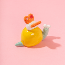 Load image into Gallery viewer, Nima & Lira, the Snail and the Butterfly - Handmade Ceramic Piece