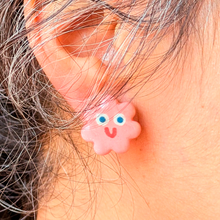 Load image into Gallery viewer, Little Flowers - Handmade Ceramic Stud Earrings
