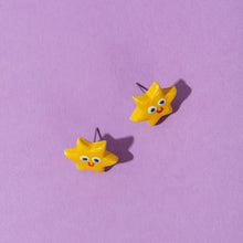 Load image into Gallery viewer, Little Stars - Handmade Ceramic Stud Earrings
