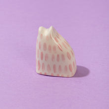 Load image into Gallery viewer, Pinky, the Tiny Cat - Handmade Ceramic Piece
