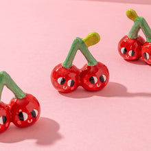 Load image into Gallery viewer, Honest Cherries - Handmade Ceramic Piece
