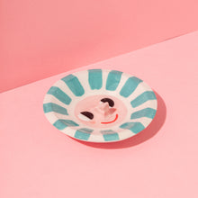 Load image into Gallery viewer, Happy Sun Teal / Trinket Dish
