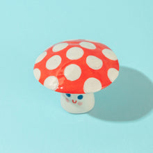 Load image into Gallery viewer, Mushi, the Mini Mushroom - Handmade Ceramic Piece
