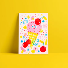 Load image into Gallery viewer, Sweet Scoop // A5 Risograph
