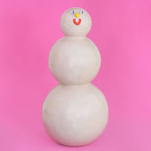 Load image into Gallery viewer, Snowman / Ceramic Sculpture
