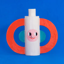 Load image into Gallery viewer, Fati / Bottle with Red and Teal Handles
