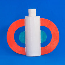 Load image into Gallery viewer, Fati / Bottle with Red and Teal Handles
