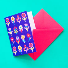Load image into Gallery viewer, Flowers // A6 Greeting Card

