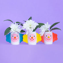Load image into Gallery viewer, Little Clown Red / Ceramic Candle Holder
