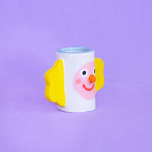 Load image into Gallery viewer, Little Clown Yellow / Ceramic Candle Holder

