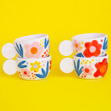 Load image into Gallery viewer, Floral II / Ceramic Cup
