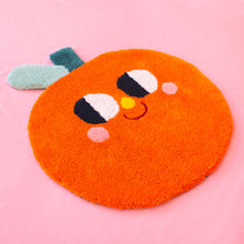 Load image into Gallery viewer, Orange Tufted Rug
