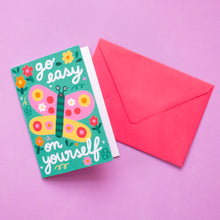 Load image into Gallery viewer, Go Easy On Yourself // A6 Greeting Card
