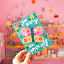 Load image into Gallery viewer, Go Easy On Yourself // A6 Greeting Card
