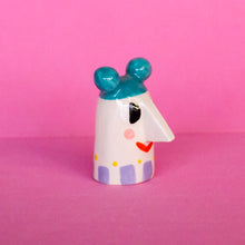 Load image into Gallery viewer, Julia, Nosy People - Handmade Ceramic Sculpture
