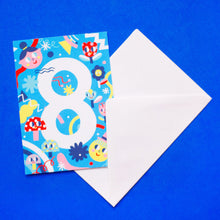 Load image into Gallery viewer, Birthday Card // Number 8

