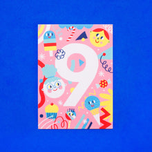 Load image into Gallery viewer, Birthday Card // Number 9

