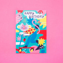 Load image into Gallery viewer, Happy Birthday Monkey // A6 Postcard
