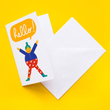 Load image into Gallery viewer, Hello // A6 Greeting Card
