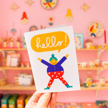 Load image into Gallery viewer, Hello // A6 Greeting Card
