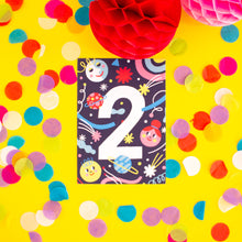 Load image into Gallery viewer, Birthday Card // Number 2
