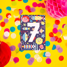 Load image into Gallery viewer, Birthday Card // Number 7
