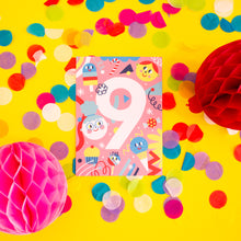 Load image into Gallery viewer, Birthday Card // Number 9
