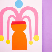 Load image into Gallery viewer, Orange Vase // Collage
