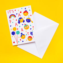 Load image into Gallery viewer, It's a Party // A6 Greeting Card
