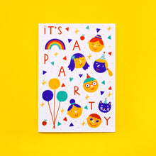 Load image into Gallery viewer, It's a Party // A6 Greeting Card

