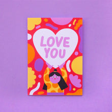 Load image into Gallery viewer, Love You // A6 Greeting Card
