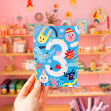 Load image into Gallery viewer, Birthday Card // Number 3
