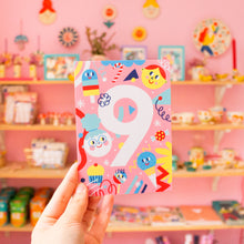 Load image into Gallery viewer, Birthday Card // Number 9
