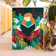 Load image into Gallery viewer, Reading Garden // Poster 50x70
