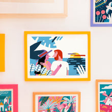 Load image into Gallery viewer, Romantic Vacation // A4 Digital Print
